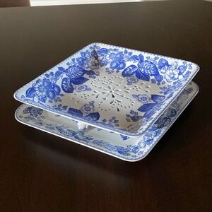 Pierced Strawberry Dish and Underplate - Limited Edition Spode
